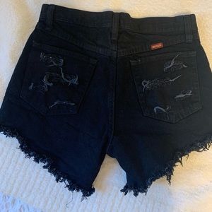 Wrangler Rustlers Cutoff Denim Shorts